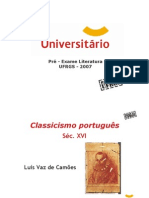 Literatura - Pré-Vestibular Universitário - UFRGS 2007