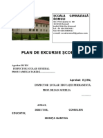 Plan de Excursie 