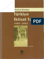 Korkut Boratav-Türkiye İktisat Tarihi (1908-2002) PDF