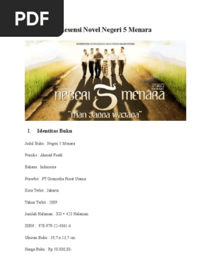 Resensi Novel Negeri 5 Menara