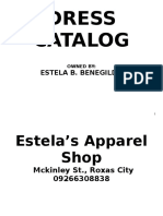 Dress Catalog: Estela B. Benegildo