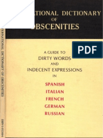 International Dictionary of Obscenities - Peters On, Christina