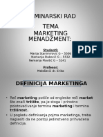 Marketing Menadzment