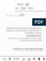dx, Atención y Control de La Depresión en El Adulto Mayor en Los 3Niveles de Atención
