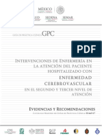 Enfermedad Cerebrovascular en El Segundo y 3nivel de Atención