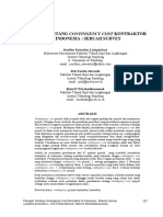 Contingency Cost Kontraktor PDF