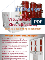 Circuit Breaker - Vaccuum & Water CBS, Ratings & Operating Mechanism
