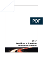 2017 Law Firms in Transition: An Altman Weil Flash Survey