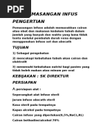 Download Sop PemasanganPerawatan Dan Aff Infus by javerson79 SN349511185 doc pdf