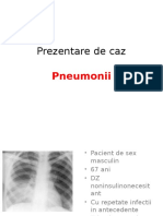 Prezentare de Caz PNEUMONII