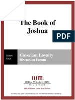 The Book of Joshua – Lesson 4 – Forum Transcript