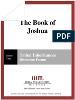 The Book of Joshua – Lesson 3 – Forum Transcript