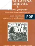 Lirica Latina Medieval I Poesia Profana