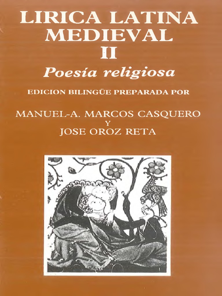 Lirica Latina Medieval II Poesia Religiosa Edad Media tardía Poesía
