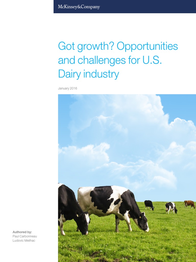 Mckinsey Got Growth White Paper Final | PDF | Milk | Analytics