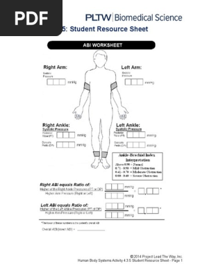 pdf ankle brachial index worksheet worksheet
