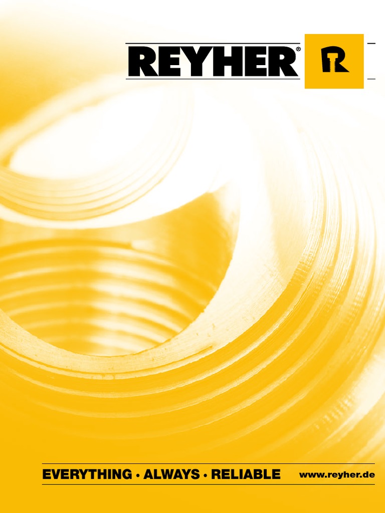 REYHER Technical Information 2010 | PDF | Screw | Nut (Hardware)