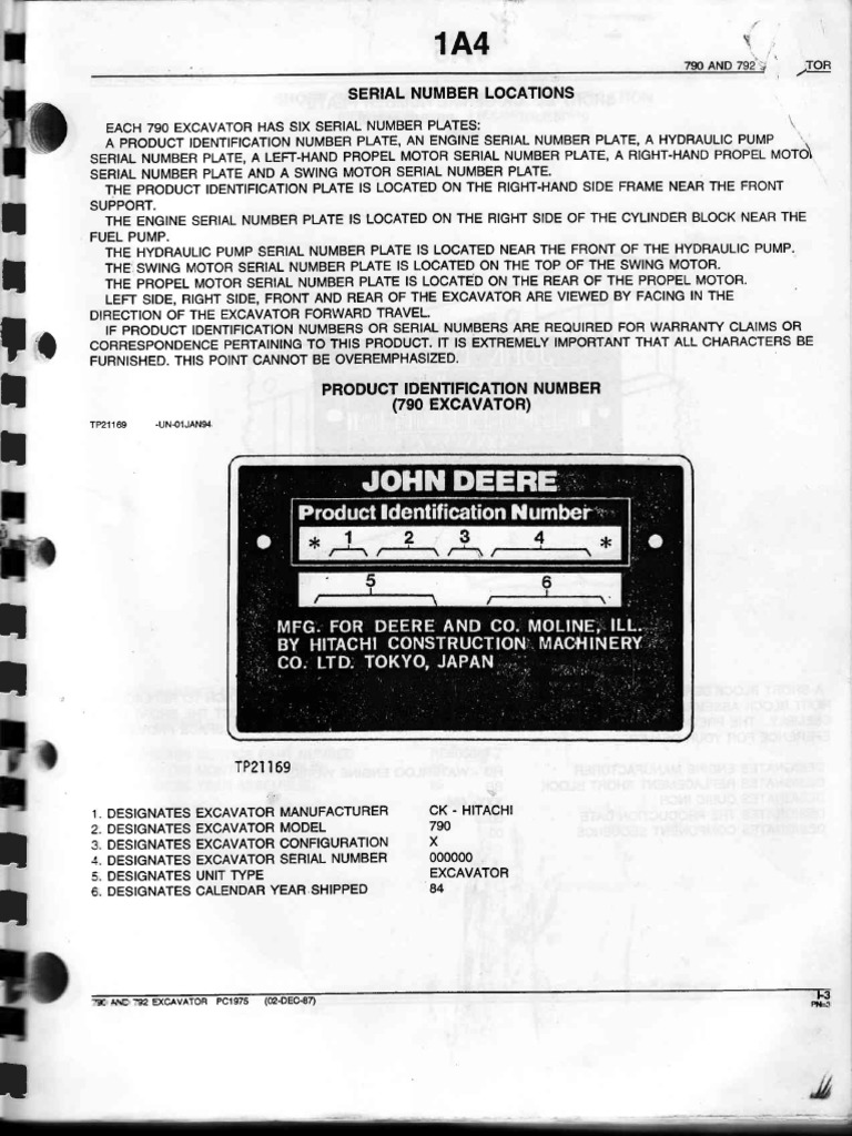 その他 AVA John Deere 790 DL 2da | PDF | Electrical Components | Joining