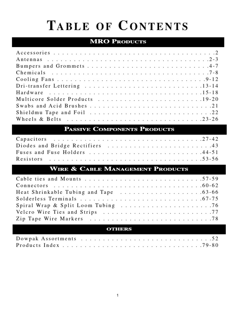 PRB Russel Catalog, PDF, Electricity