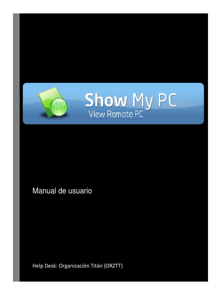 Guía Completa: Uso de ShowMyPc | PDF | Point and Click | Computadoras ...