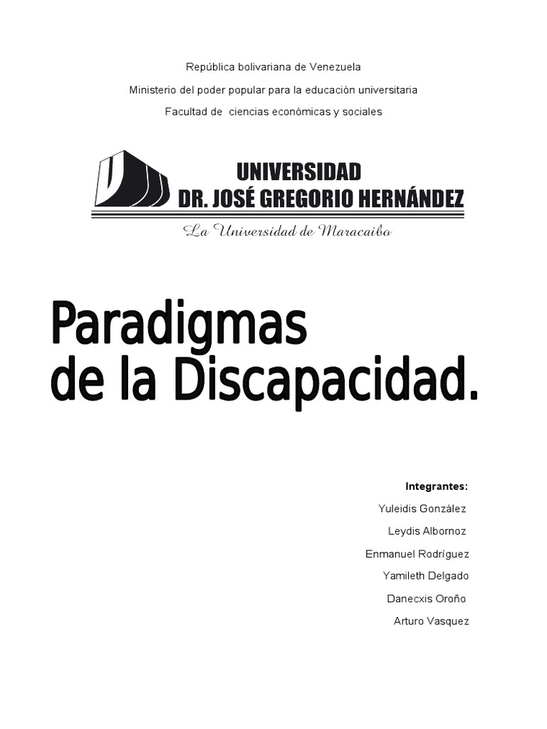 Historia de la Discapacidad y su Inclusión | PDF | Invalidez ...