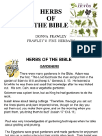 Herbs of The Bible-Frawley