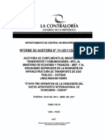 Aeropuerto de Chinchero - Informe de Auditoria N 265 2017 CGR PDF