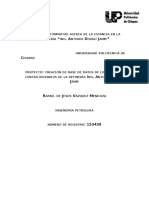 Reporte Informativo Acerca de La Estancia en La Refinería