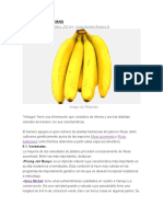 Variedades de Banano