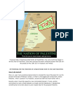 Proposal-creation of a Palestinian State with End of the 100 yrs. old armed conflict with Arabs