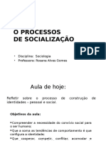 Instituições e Processos de Socialização 2