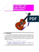 Guitar Mathematics Info