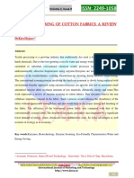 [19] K.mojsov, Enzyme Scouring of Cotton Fabrics a Review,IJMT, Vol.2(9)2012, Pp.256-275