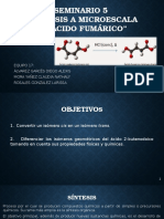 Síntesis A Microescala de Ácido Fumárico Muy Muy Bueno