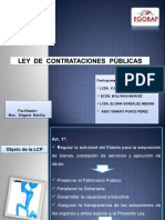 Ley de Contrataciones Publicas