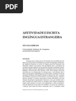 Serrani Infante - Afetividade e Escrita