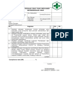 Daftar Tilik Penyediaan Obat Yang Menjamin Ketersediaan Obat.