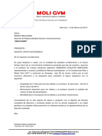 Apoyo económico para atletas de Moli Gym en campeonato nacional