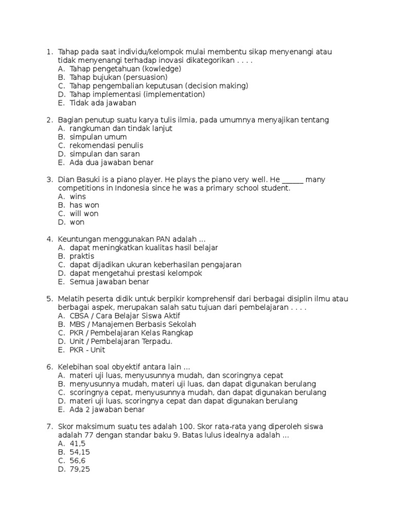 Download Soal UKG 2016 Mata Pelajaran Bahasa Inggris SMP