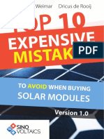 10 Mistakes to Avoid When Buying Solar Modules