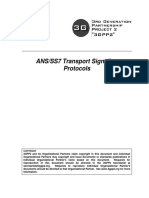 ANS/SS7 Transport Signaling Protocols: 3GPP2 X.S0004-511-E Date: March 2004