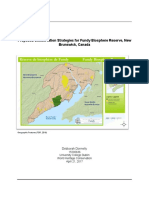 Proposed Conservation Strategies for Fundy Biosphere Reserve, New Brunswick, Canada