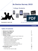 2015 Pearson Student Mobile Device Survey College