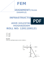 Fem Second Assingnment Truss Example