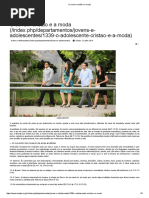 O Jovem Cristão e a Moda