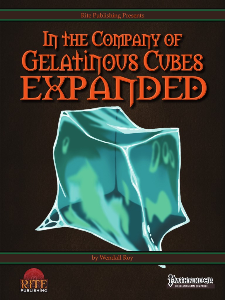 Rite In the Company of Gelatinous Cubes Expanded Copyright License