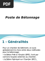 Poste de Bétonnage