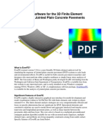 EverFE: 3D Finite Element Software for Concrete Pavements