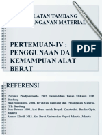 4 MK Peralatan Tambang Dan Penanganan Material