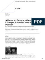 Krzysztof Pomian - Ailleurs en Europe, Ailleurs de L'europe